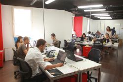Oficina de Sindelantal.com en Madrid. Pablo Monge