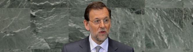 El presidente del Gobierno, Mariano Rajoyn el la Asamblea de la ONU