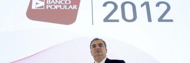 Ángel Ron, antes de su discurso ante la junta general de accionistas de Banco Popular el 10 de noviembre de 2012.