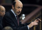 Rubalcaba pide priorizar el crecimiento frente al déficit Rubalcaba pide priorizar el crecimiento frente al déficit