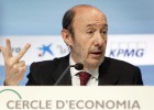 Rubalcaba abre la puerta a llegar a pactos de Estado con Rajoy Rubalcaba abre la puerta a llegar a pactos de Estado con Rajoy