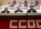 Oposición radical de CC OO y UGT a la reforma de las pensiones Oposición radical de CC OO y UGT a la reforma de las pensiones