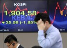 Argentina contagia el temor a los emergentes y anula los 9.800 del Ibex Argentina contagia el temor a los emergentes y anula los 9.800 del Ibex