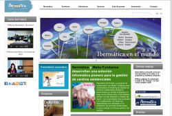 Captura de la página web de Ibermática