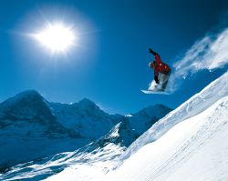 Pista de esquí de las montañas de Verbier (Suiza)