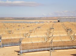 Planta híbrida solar-gas de Abengoa en Marruecos.
