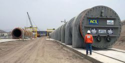 Planta de tratamiento que ACS está construyendo en Lima.