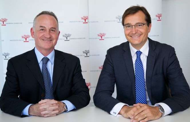 Juan Corona, nuevo director general del Instituto de la Empresa Familiar, y Jesús Casado, nuevo director general adjunto.