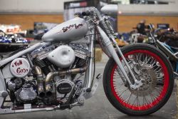 Una de las motos personalizadas que se exhibieron durante la edición anterior del Mulafest.