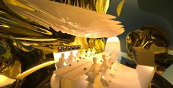 La cena, el restaurante, la vajilla... todo impreso en 3D