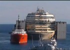 1.500 millones después el Costa Concordia vuelve a navegar hacia su cementerio 1.500 millones después el Costa Concordia vuelve a navegar hacia su cementerio