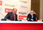 Santander y Telefónica lanzan una plataforma mundial de educación online Santander y Telefónica lanzan una plataforma mundial de educación online