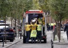 Una deflagración en el edificio de Banco de España causa tres heridos Una deflagración en el edificio de Banco de España causa tres heridos
