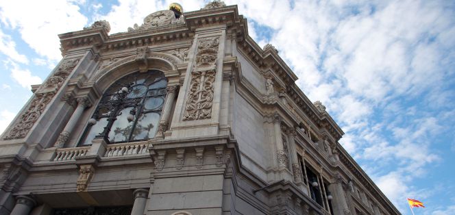 Fachada del Banco de España.