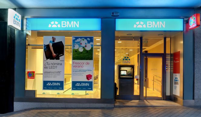 Una sucursal de BMN, en Madrid.