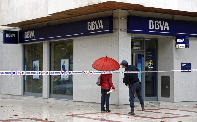 Una oficina del BBVA.
