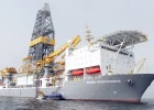El barco de Repsol llega a la zona del sondeo en Canarias El barco de Repsol llega a la zona del sondeo en Canarias