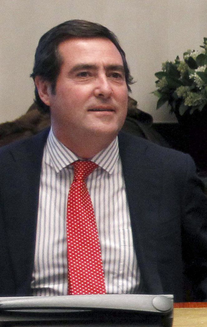 Fotografía de archivo del 22022012 del nuevo presidente de Cepyme (Confederación Española de Pequeña y Mediana Empresa), Antonio Garamendi, designado por el Comité Ejecutivo de dicha organización sucediendo a Jesús Terciado.