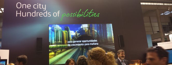 Stand de Telefónica en el Smart City World Congress