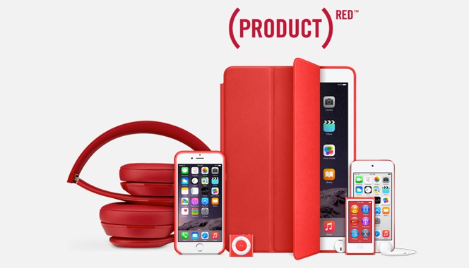 Apple tiñe de rojo sus tiendas y su web para combatir el SIDA