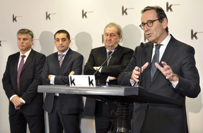 El nuevo presidente de Kutxabank, Gregorio Villalabeitia.