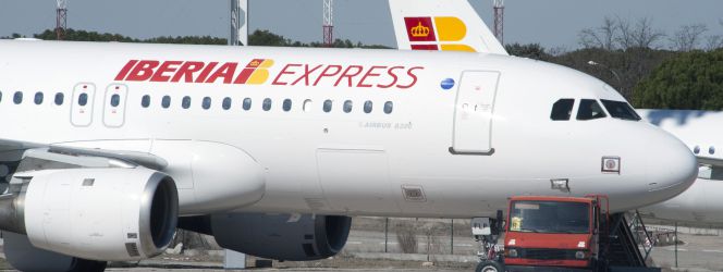 Avión de Iberia Express.