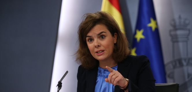 Rueda de prensa posterior al Consejo de MInistros, con la comparecencia de Soraya Sáenz de Santamaría.