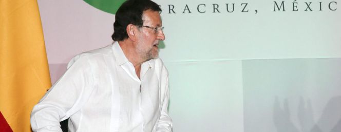 El presidente del gobierno español, Mariano Rajoy, durante la r XXIV Cumbre Iberoamericana.