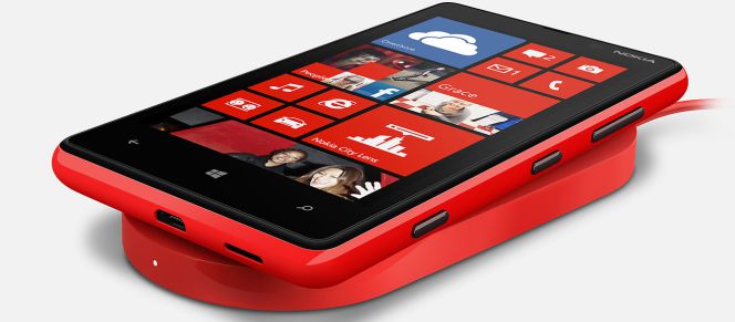 Teléfono Nokia de carga inalámbrica