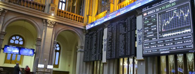 El principal indicador de la bolsa española, el IBEX 35.