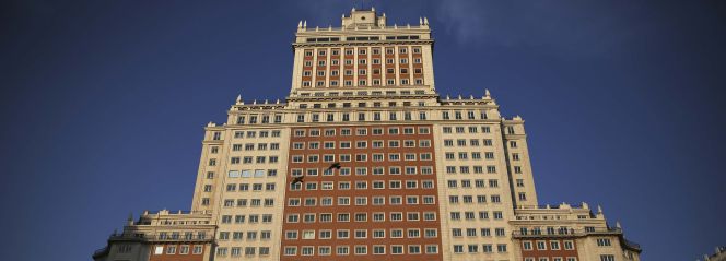 Edificio España, en la madrileña plaza de España.