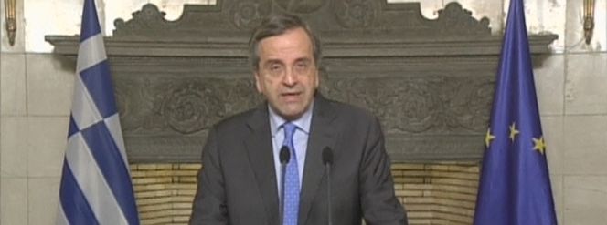 Andoni Samaras, primer ministro griego.
