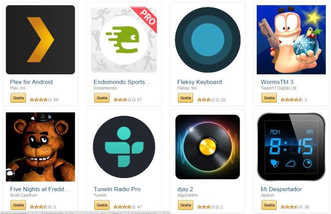 Apps gratis Amazon
