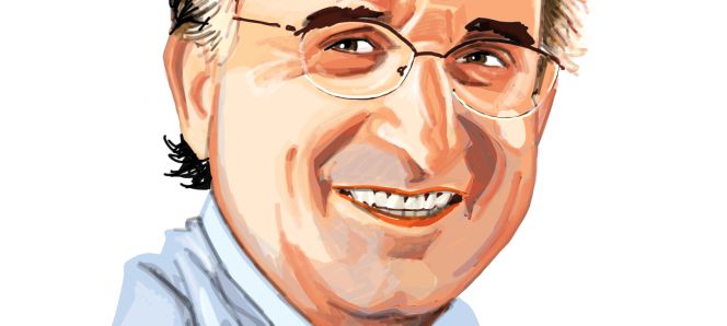 Caricatura de Antonio Brufau, presidente de Repsol.