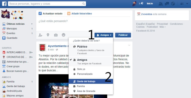 Cómo controlar quién puede ver nuestras publicaciones de Facebook