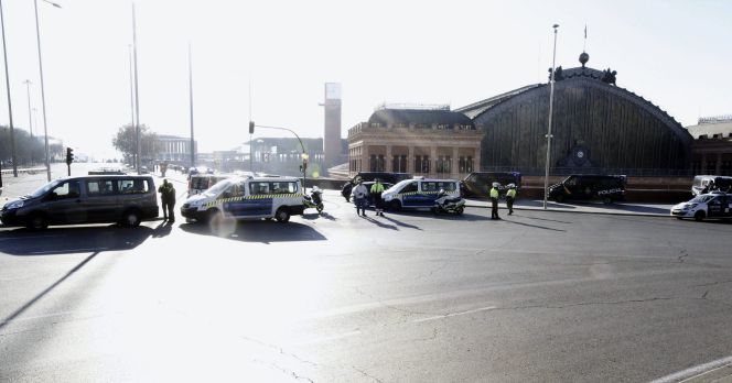 Detenido un hombre por amenaza de bomba en Atocha