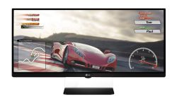 Monitor de LG para juegos. Ultrapanorámico y con resolución 21:9
