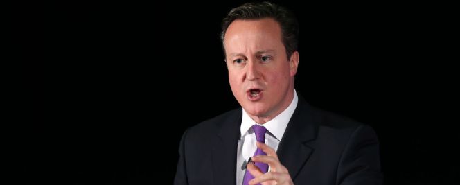 El primer ministro británico, David Cameron.