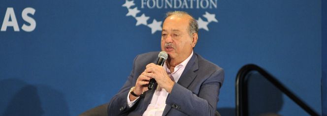 El multimillonario mexicano Carlos Slim.