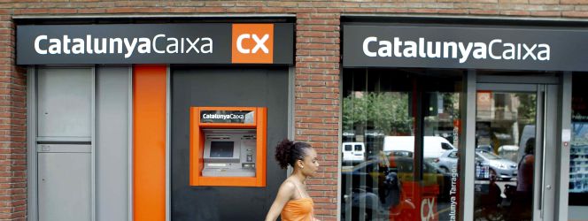 Imagen de una oficina de Catalunya Banc.