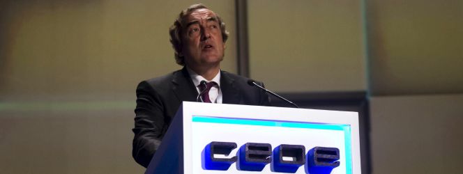 El dirigente de CEOE, Juan Rosell. EFEArchivo