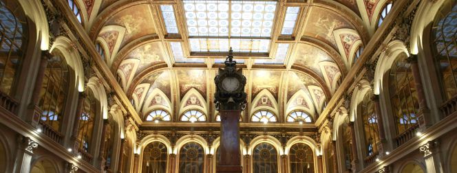 Vista del Palacio de la Bolsa de Madrid