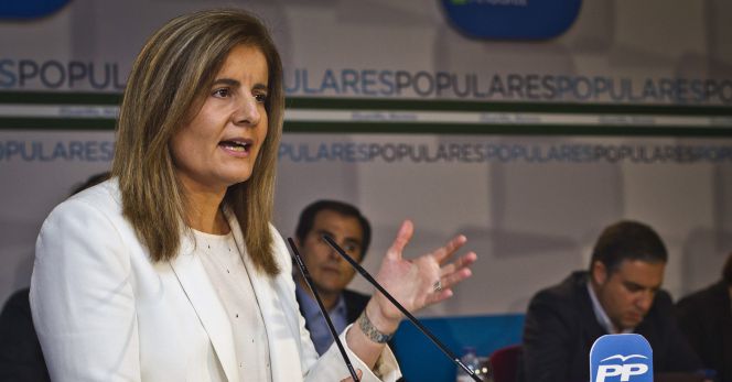 La ministra de Empleo y Seguridad Social, Fátima Báñez.