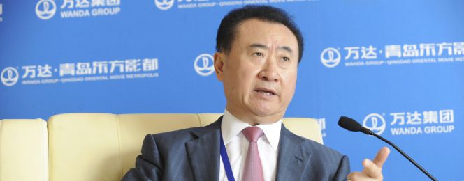 El magnate chino, Wang Jianlin.