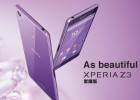 Sony confirma oficialmente su Xperia Z3 más colorido, Purple Diamond Edition Sony confirma oficialmente su Xperia Z3 más colorido, Purple Diamond Edition