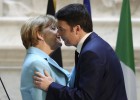 Renzi y Merkel aplauden las decisiones del BCE Renzi y Merkel aplauden las decisiones del BCE