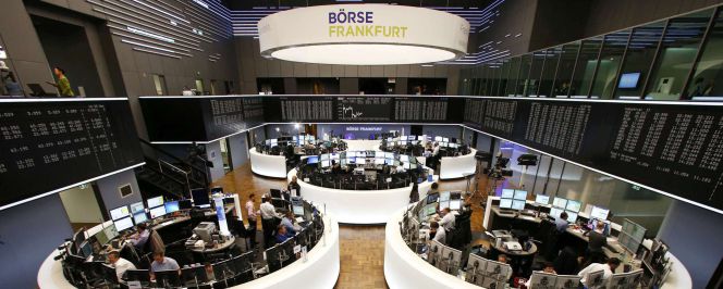 Vista de la Bolsa de Fráncfort