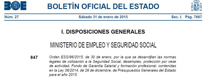 Así son las bases de cotización 2015: autónomos, tiempo parcial y otras novedades