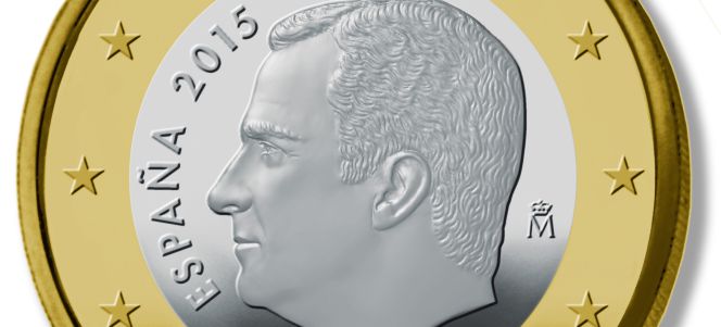 Comienzan a circular las monedas de Felipe VI
