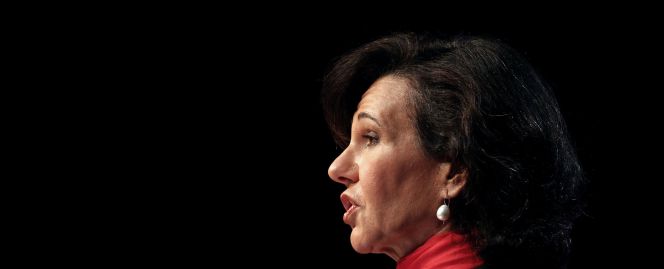 Ana Botín durante la Junta General Extraordinaria de Accionistas del Banco de Santander.